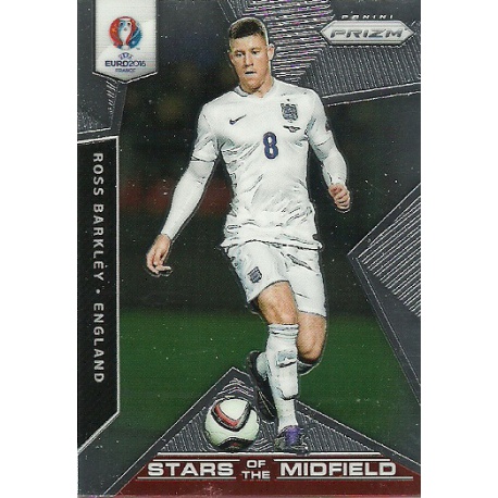 Ross Barkley England Stars of the Midfield SM-29 Prizm Uefa Euro 2016 France