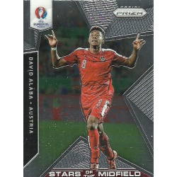 David Alaba Austria Stars of the Midfield SM-32 Prizm Uefa Euro 2016 France