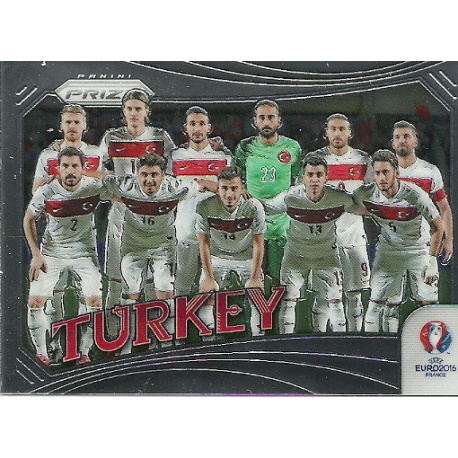 Turkey Turkey Team Photos TP-18 Prizm Uefa Euro 2016 France