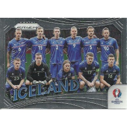 Iceland Iceland Team Photos TP-20 Prizm Uefa Euro 2016 France