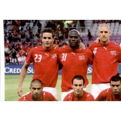 Team Photo 1 Switzerland 47 Panini Uefa Euro 2008 Austria Switzerland