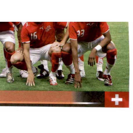 Team Photo 4 Switzerland 50 Panini Uefa Euro 2008 Austria Switzerland