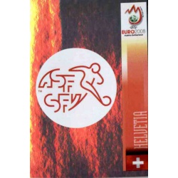 Escudo Switzerland 51 Panini Uefa Euro 2008 Austria Switzerland