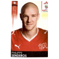 Philippe Senderos Switzerland 54 Panini Uefa Euro 2008 Austria Switzerland