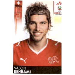 Valon Behrami Switzerland 62 Panini Uefa Euro 2008 Austria Switzerland