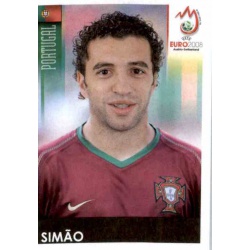 Simão Portugal 119 Panini Uefa Euro 2008 Austria Switzerland