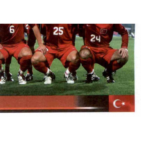 Team Photo 4 Turkey 128 Panini Uefa Euro 2008 Austria Switzerland