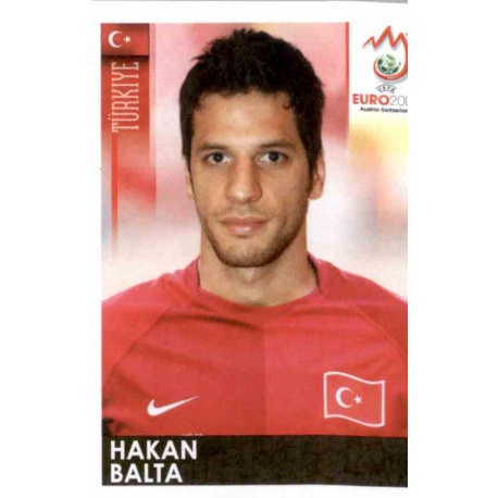 Hakan Balta Turkey 135 Panini Uefa Euro 2008 Austria Switzerland