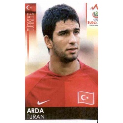 Arda Turan Turkey 137 Panini Uefa Euro 2008 Austria Switzerland