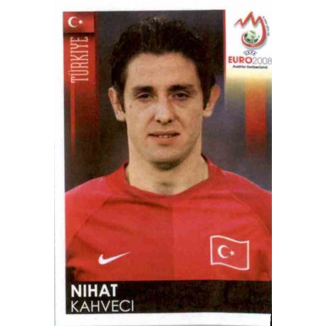 Nihat Kahveci Turkey 146 Panini Uefa Euro 2008 Austria Switzerland