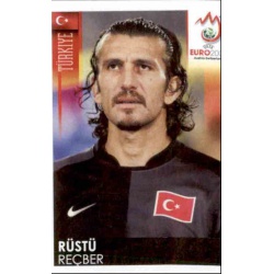 Rüstü Reçber Turkey 149 Panini Uefa Euro 2008 Austria Switzerland