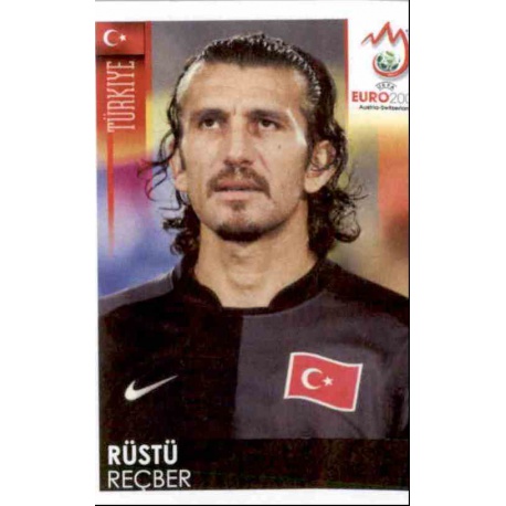 Rüstü Reçber Turkey 149 Panini Uefa Euro 2008 Austria Switzerland