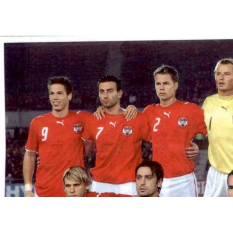 Team Photo 1 Austria 151 Panini Uefa Euro 2008 Austria Switzerland