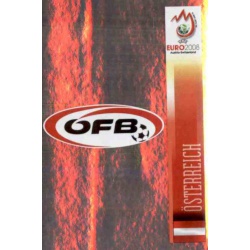 Escudo Austria 155 Panini Uefa Euro 2008 Austria Switzerland