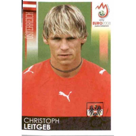 Christoph Leitgeb Austria 165 Panini Uefa Euro 2008 Austria Switzerland
