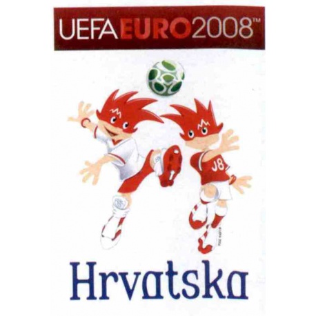 Croatia Mascota 176 Panini Uefa Euro 2008 Austria Switzerland