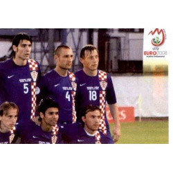 Team Photo 2 Croatia 178 Panini Uefa Euro 2008 Austria Switzerland
