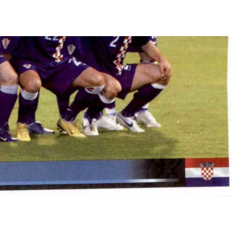 Team Photo 4 Croatia 180 Panini Uefa Euro 2008 Austria Switzerland
