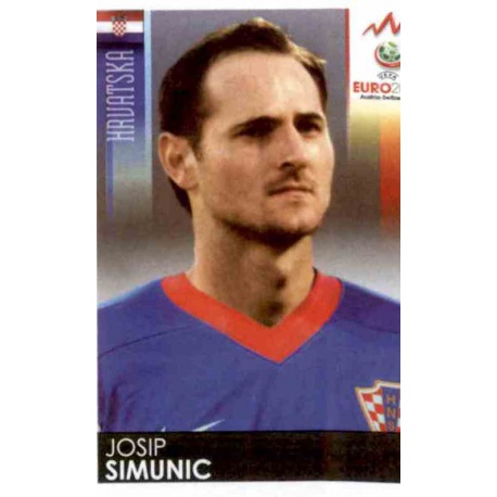 Josip Simunic Croatia 183 Panini Uefa Euro 2008 Austria Switzerland