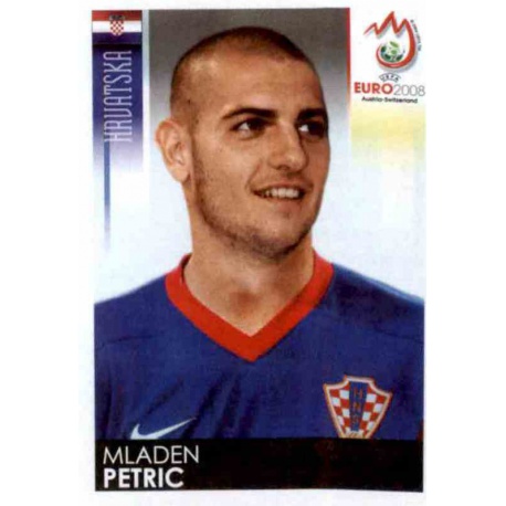 Mladen Petric Croatia 200 Panini Uefa Euro 2008 Austria Switzerland