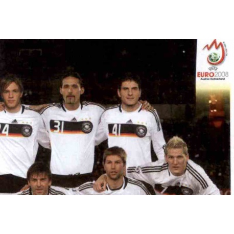 Team Photo 2 Germany 204 Panini Uefa Euro 2008 Austria Switzerland
