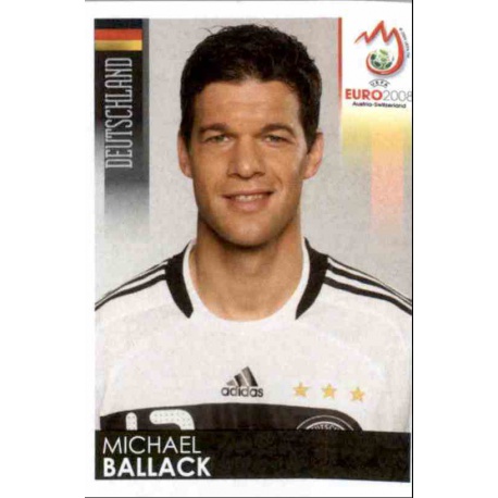 Michael Ballack Germany 221 Panini Uefa Euro 2008 Austria Switzerland