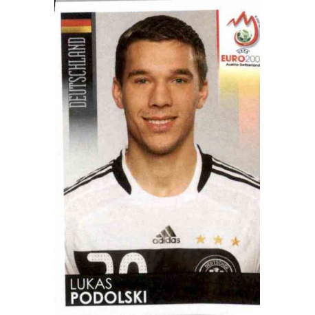 Lukas Podolski Germany 223 Panini Uefa Euro 2008 Austria Switzerland