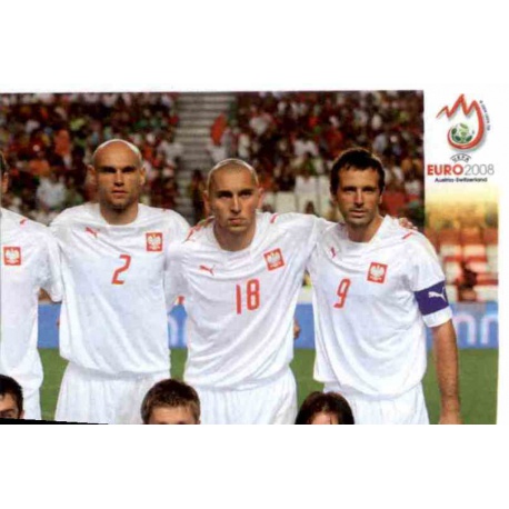 Team Photo 2 Poland 230 Panini Uefa Euro 2008 Austria Switzerland