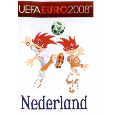 Holland Mascota 254 Panini Uefa Euro 2008 Austria Switzerland