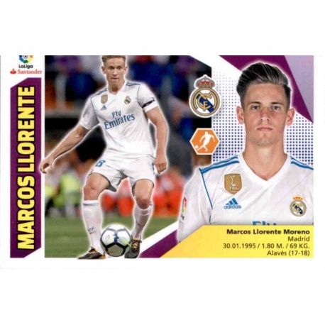 Marcos Llorente Real Madrid UF39 Ediciones Este 2017-18