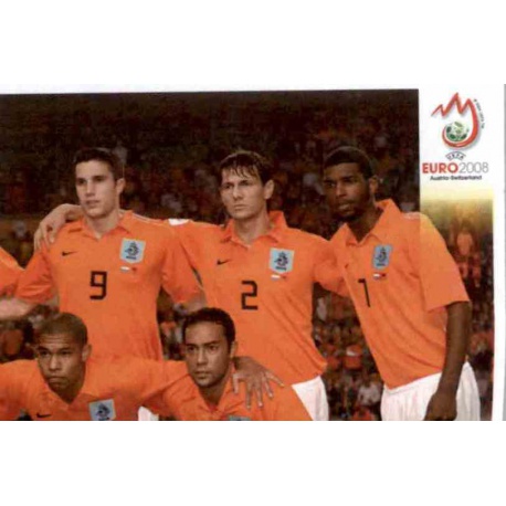 Team Photo 2 Holland 256 Panini Uefa Euro 2008 Austria Switzerland