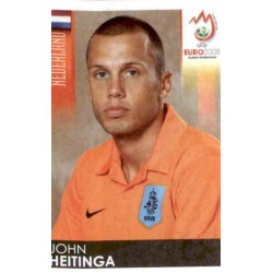 Johnny Heitinga Holland 264 Panini Uefa Euro 2008 Austria Switzerland