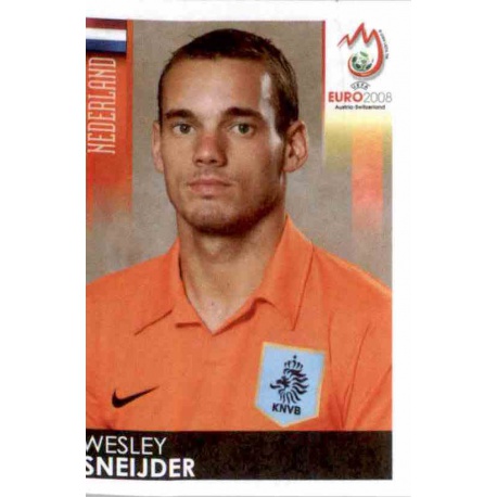 Wesley Sneijder Holland 269 Panini Uefa Euro 2008 Austria Switzerland