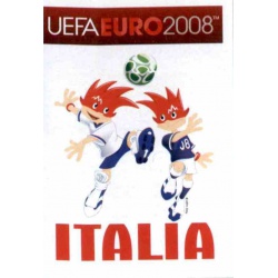 Italy Mascota 280 Panini Uefa Euro 2008 Austria Switzerland