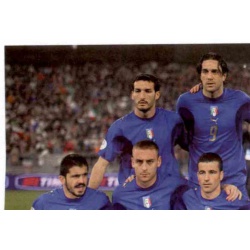 Team Photo 1 Italy 281 Panini Uefa Euro 2008 Austria Switzerland
