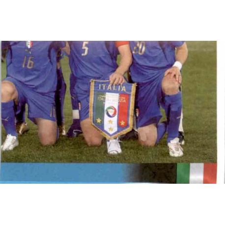 Team Photo 4 Italy 284 Panini Uefa Euro 2008 Austria Switzerland