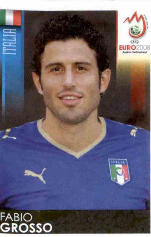 Panini Euro 2008 Fabio Grosso Italia #291 