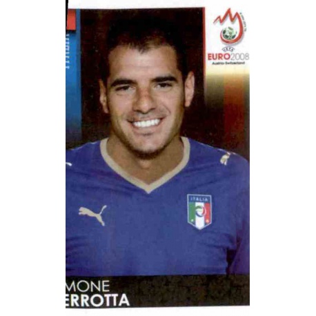 Simone Perrotta Italy 296 Panini Uefa Euro 2008 Austria Switzerland