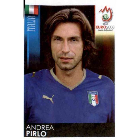 298 ANDREA PIRLO ITALIA FIGURINA STICKER NEW N EURO 2008 PANINI 