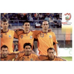 Team Photo 2 Romania 308 Panini Uefa Euro 2008 Austria Switzerland
