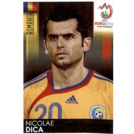 Nicolae Dica Romania 326 Panini Uefa Euro 2008 Austria Switzerland