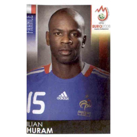 Lilian Thuram France 339 Panini Uefa Euro 2008 Austria Switzerland