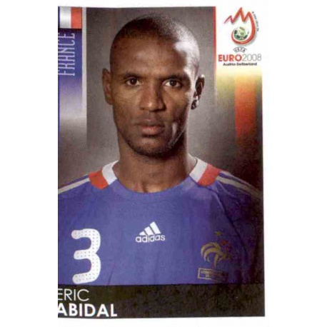 Eric Abidal France 341 Panini Uefa Euro 2008 Austria Switzerland