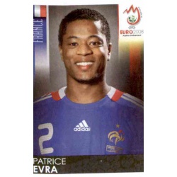 Patrice Evra France 342 Panini Uefa Euro 2008 Austria Switzerland