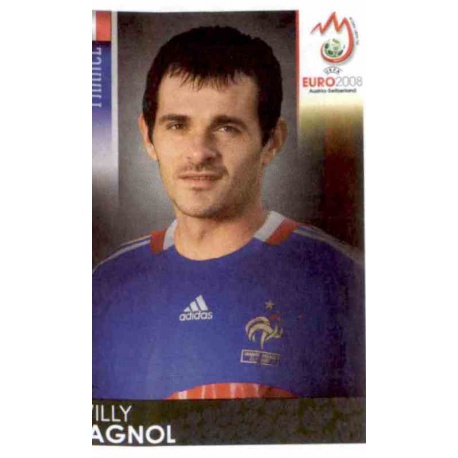 Willy Sagnol France 343 Panini Uefa Euro 2008 Austria Switzerland