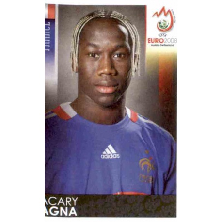 Bacary Sagna France 344 Panini Uefa Euro 2008 Austria Switzerland
