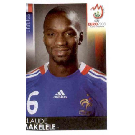 Claude Makelele France 346 Panini Uefa Euro 2008 Austria Switzerland