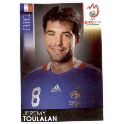 Jeremy Toulalan France 348 Panini Uefa Euro 2008 Austria Switzerland