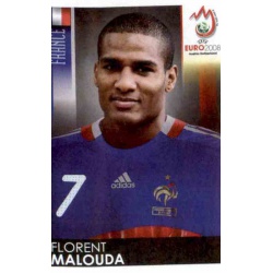 Florent Malouda France 350 Panini Uefa Euro 2008 Austria Switzerland
