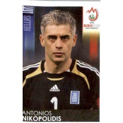 Antonios Nikopolidis Greece 364 Panini Uefa Euro 2008 Austria Switzerland